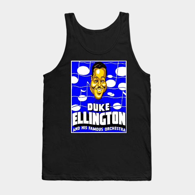 Duke Ellington & His Famous Orchestra Tank Top by Scum & Villainy